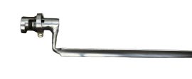 This replica Italian Bayonet is crafted from high carbon steel; it is paired with a sheath of thick leather with brass fittings.
Please Note: These are handcrafted and their dimensions may vary. It is not guaranteed to fit your particular firearm