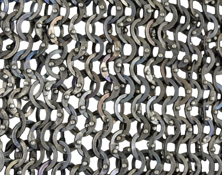 Titanium Hauberk - Dome Riveted - Flat Rings