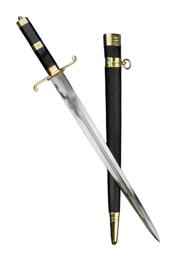 British Naval Dirk with Polished Horn Handle