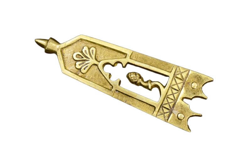 Medieval Brass Belt Chape