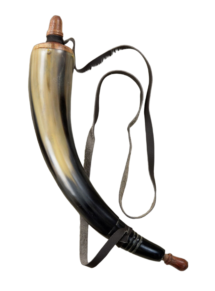Powder Horn with Wooden Plug
