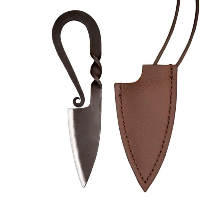 Hand Forged Viking Neck Knife