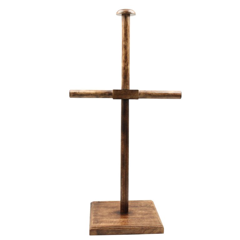 Breastplate & Helmet Wooden Display Stand