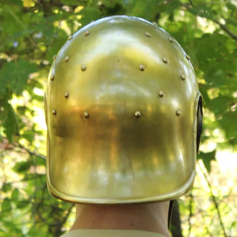 Gladiator Arena Brass Spike Helmet