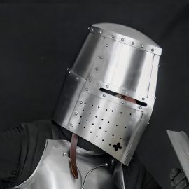 Great Helm Iron Cross Helmet