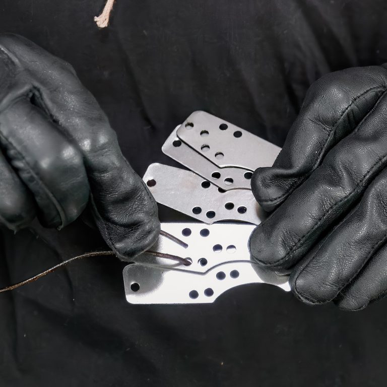 Loose Steel Lamellar Armor Plates - Type 4 Style