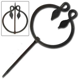 Ring Shaped Leaf Brooch