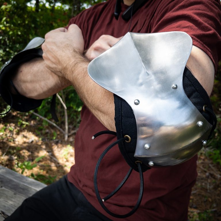 Rounded Steel Elbow Armor