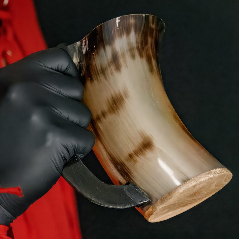 Viking Dining Hall Horn Beer Mug