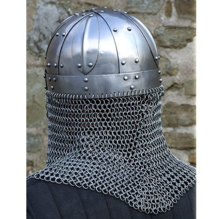 Viking Helmet with Chainmail Aventail