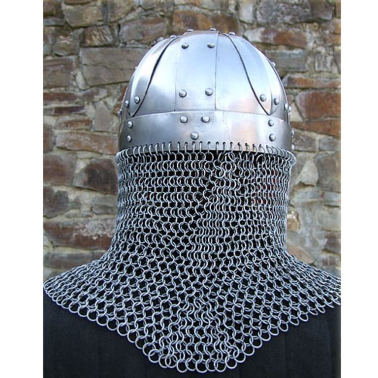 Viking Helmet with Chainmail Aventail