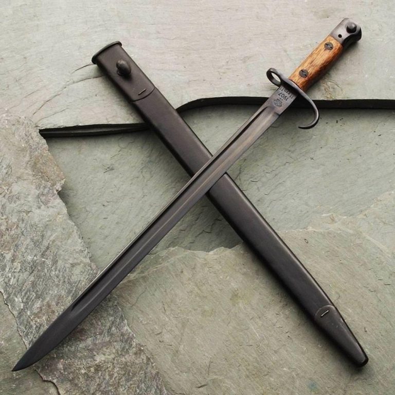 1907 Bayonet with Quillion and Sheath