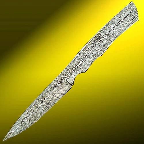 Damascus Steel Bird Knife Blade