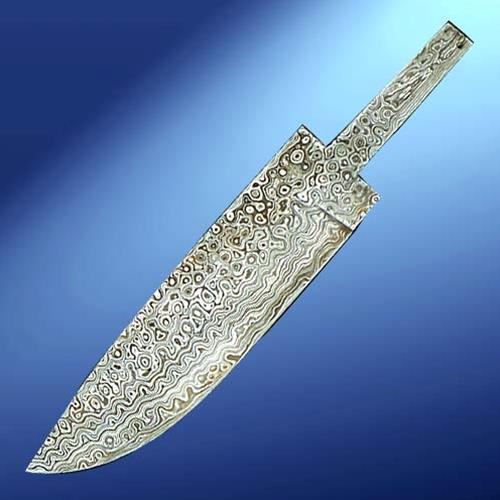4-Inch Drop Point Damascus Blade