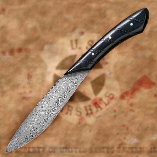 Damascus Steel Travel Knife