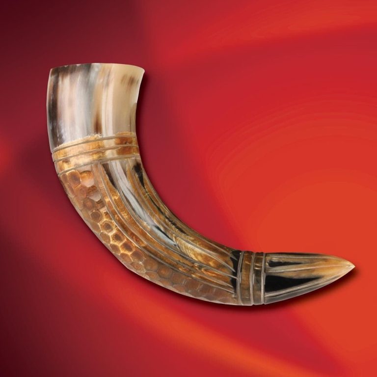 Dragon-Shaped Drinking Horn