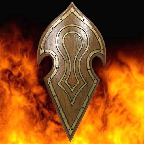 Latex Elven Battle Shield