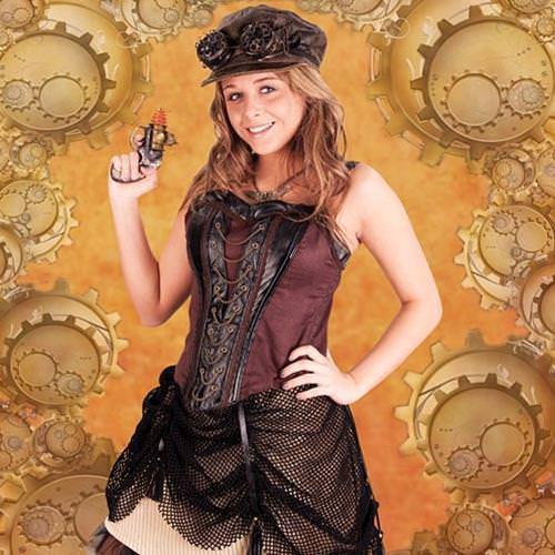 Steel Boned Engineer's Corset