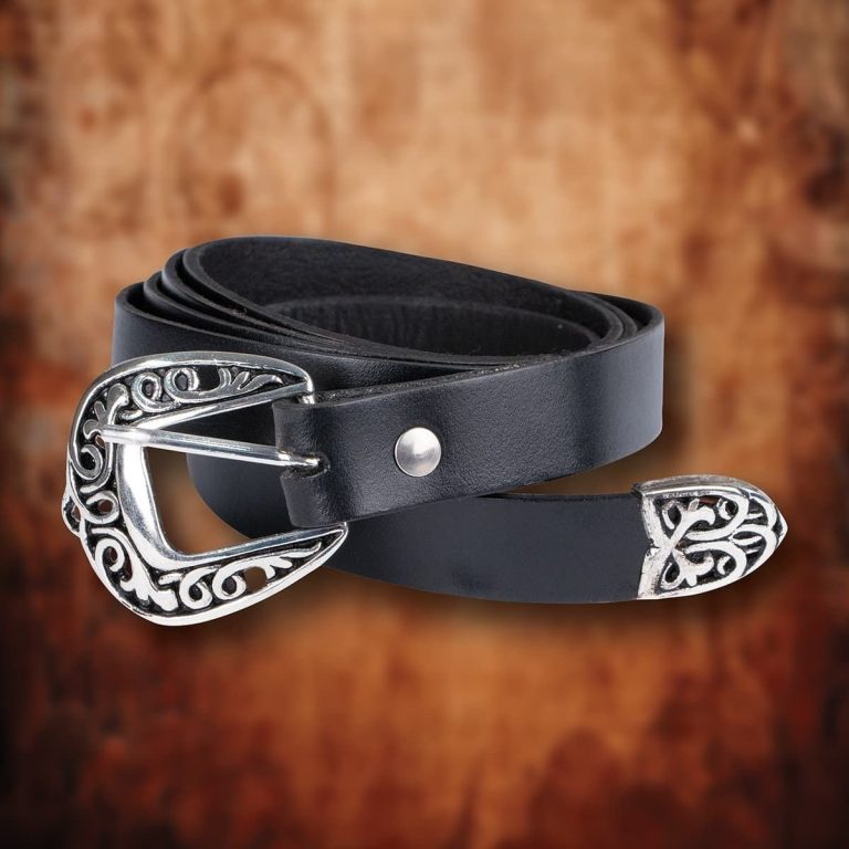 Feudal Long Leather Waist Belt