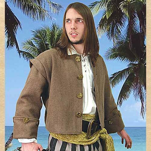 Maritime Officer's Leather Coat