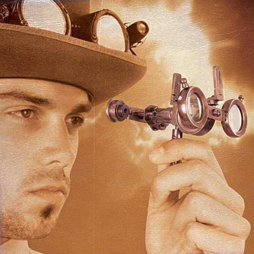 Folding Opera Glasses with Integrated Compass