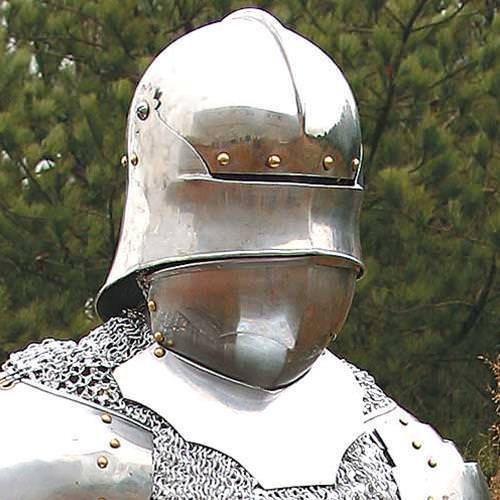 German Gothic Sallet with Bevor