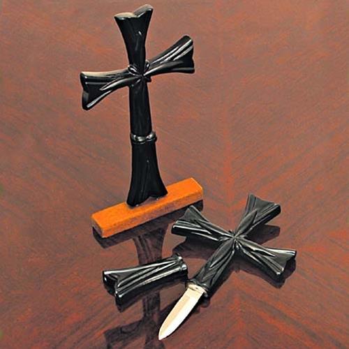 Gothic Cross Push Dagger