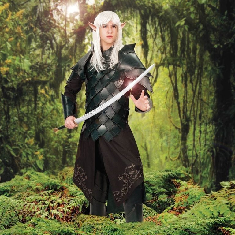 Elven Battle Armor in Green Finish