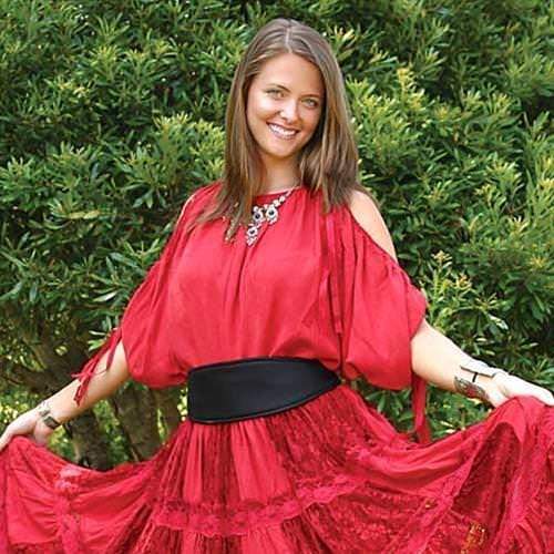 Gypsy Style Skirt and Blouse Set
