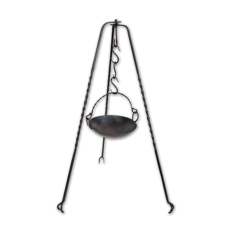 Forged Iron Medieval Cooking Tripod