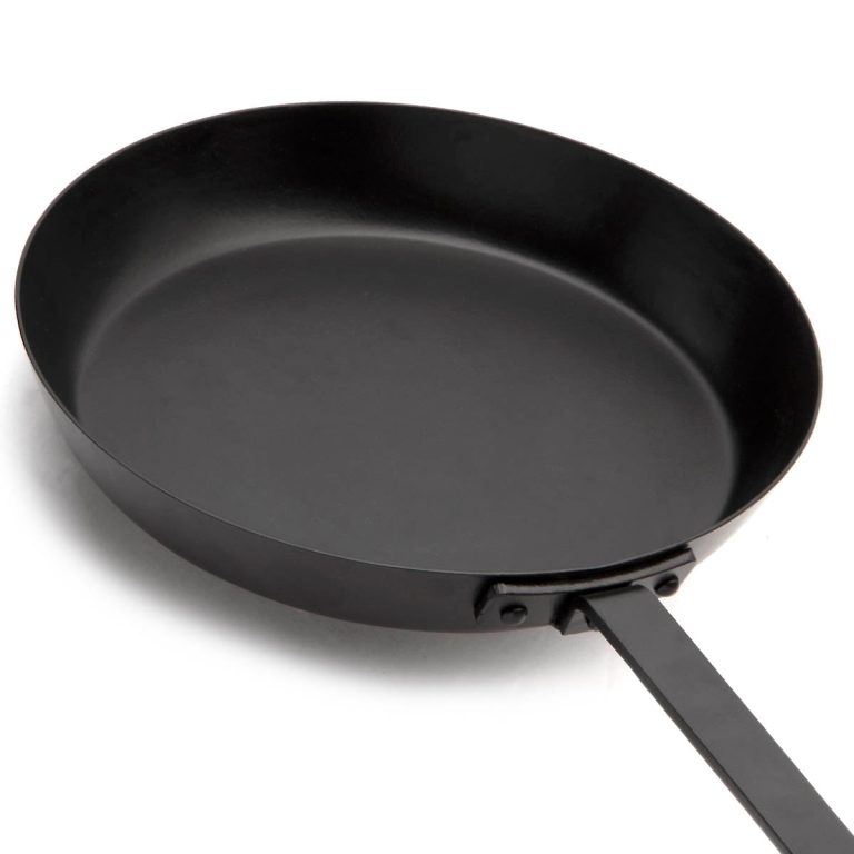 Hand Forged Iron Medieval Long Handled Pan