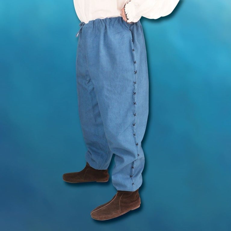 Hand-Woven Drawstring Pants for Men