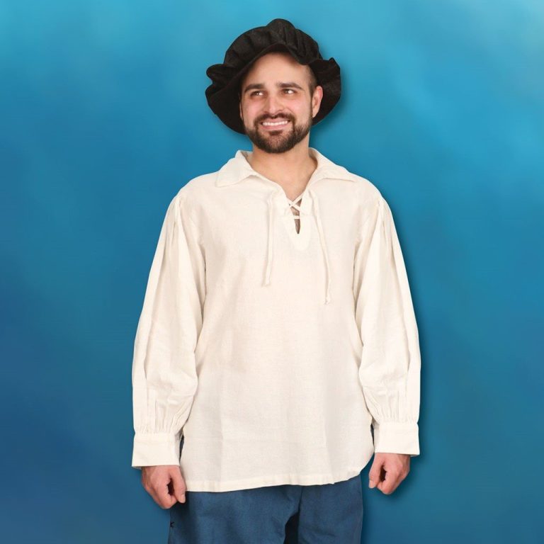 Men's Renaissance Hand-Woven and Hand-Stitched Shirt