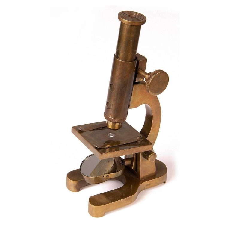 Brass Historical Replica Microscope