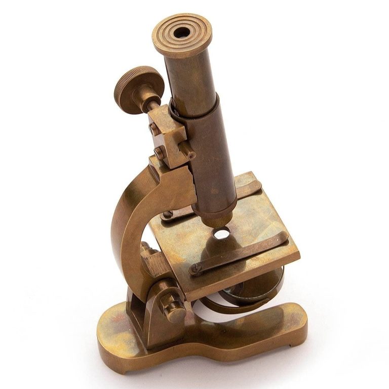 Brass Historical Replica Microscope