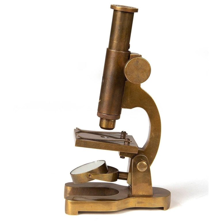 Brass Historical Replica Microscope