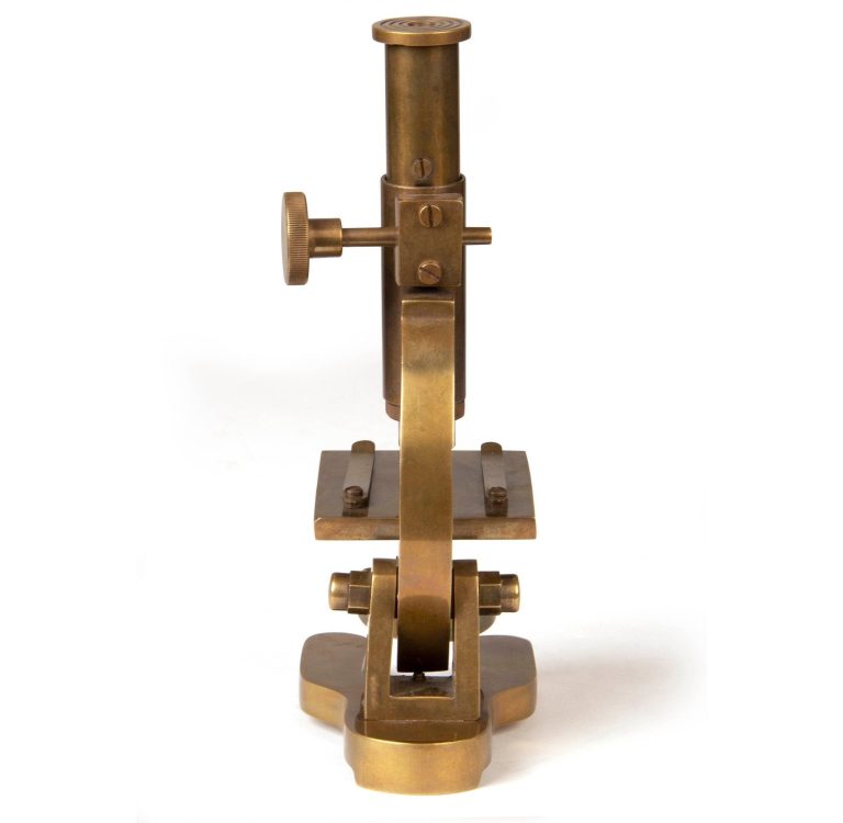 Brass Historical Replica Microscope