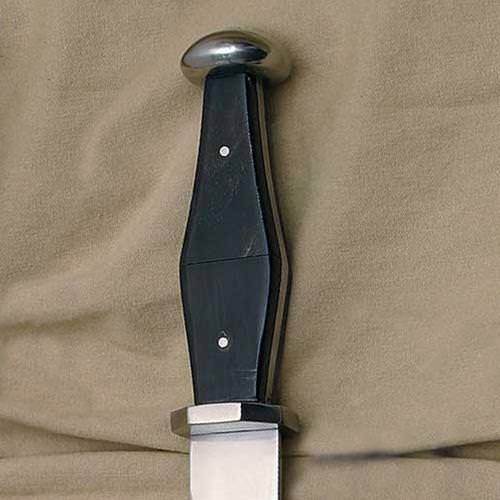 Horn Rondel Fighting Dagger