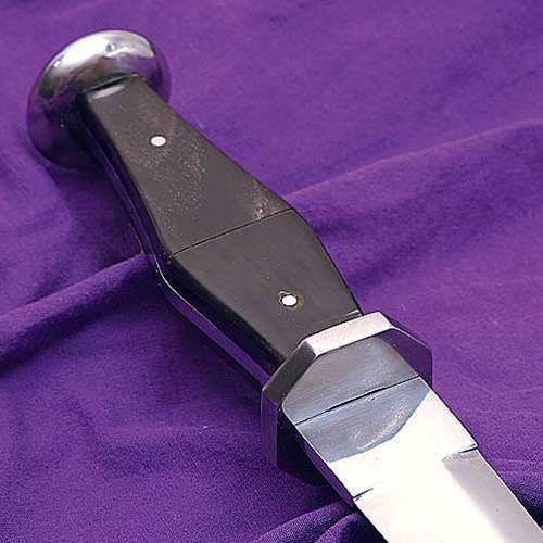 Horn Rondel Fighting Dagger