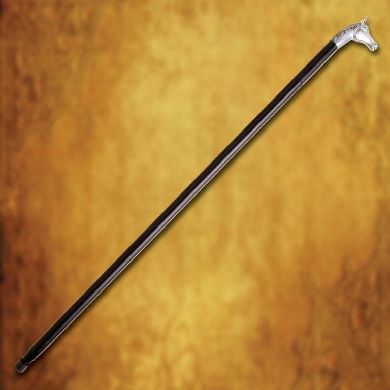 Horseman's Cane with Integrated Whip