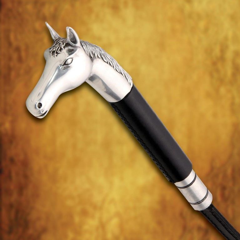 Horseman's Cane with Integrated Whip