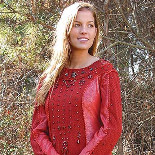 Isolde Medieval Red Dress