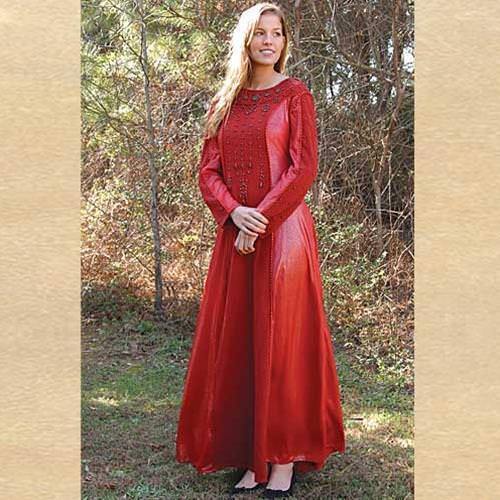 Isolde Medieval Red Dress