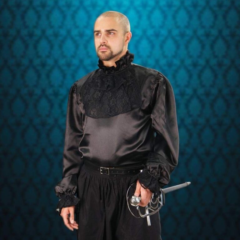 Lace Jabot Shirt