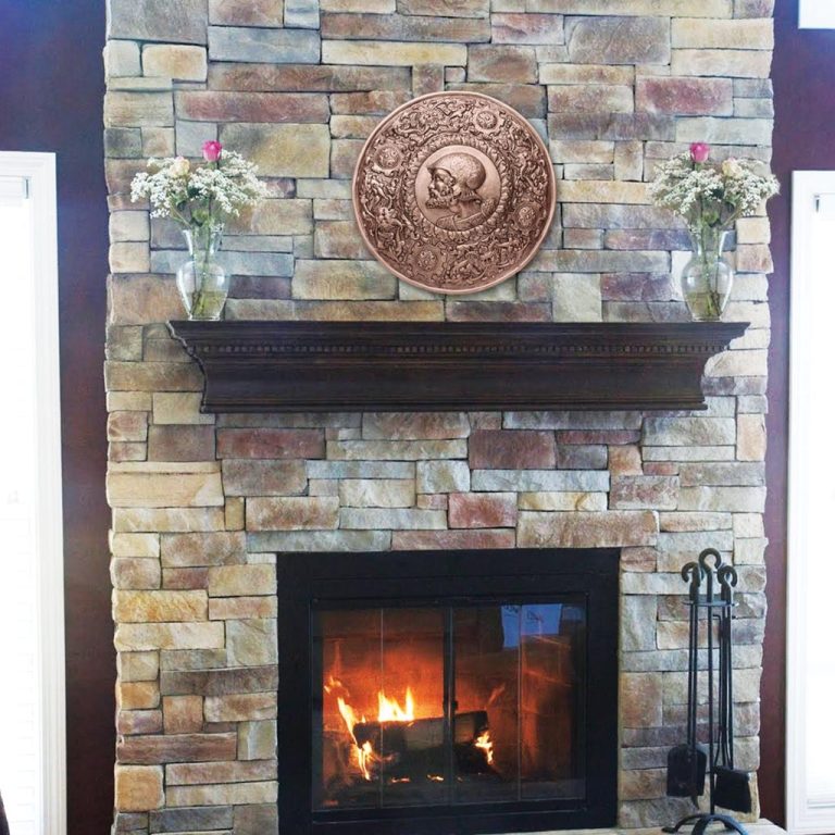 Spanish Shield with Julius Caesar Embossing