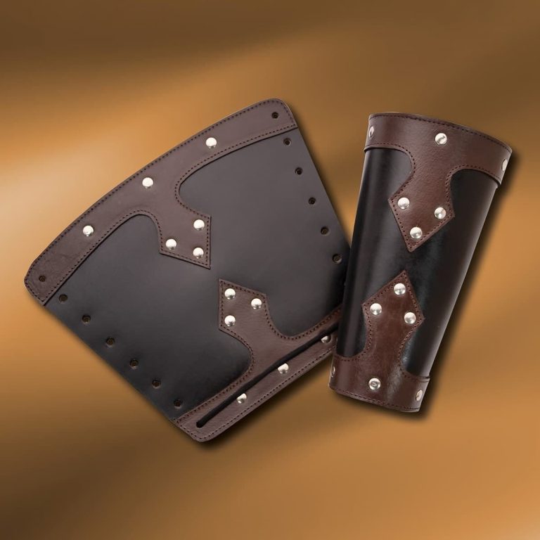 Leather Vambraces for Knightly Armor