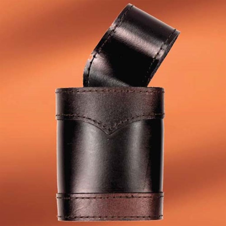 Right-Handed Leather Frog for LARP Gear