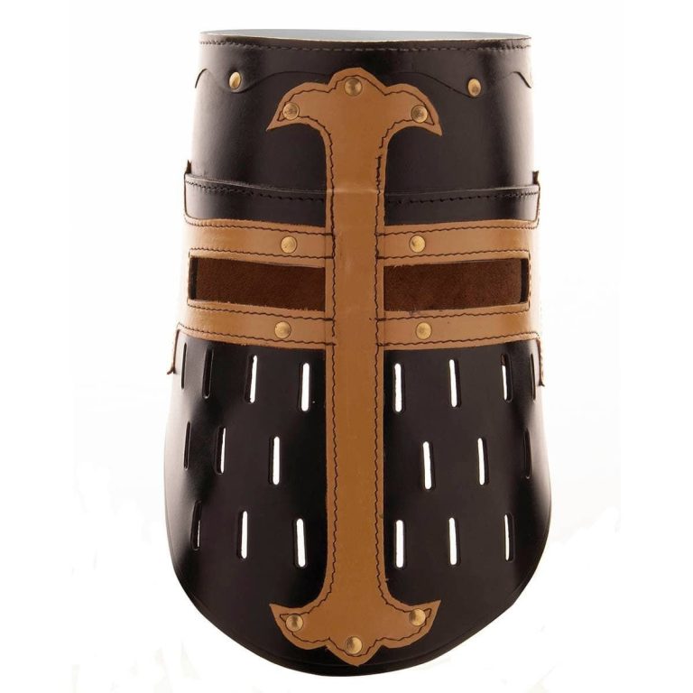 Leather Crusader Great Helm