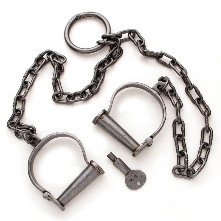 Medieval Leg Iron Restraints