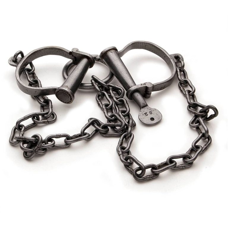 Medieval Leg Iron Restraints
